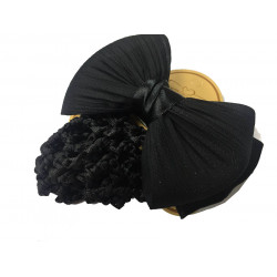 Ribbon Hair Net with Clip  Ribbon Hair Net with Clip